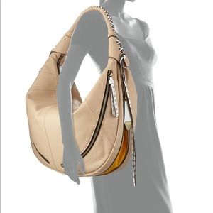 orYany leather "Jasmine" Multi-zipper Hobo bag